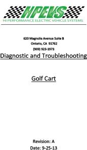 HPEVS Curtis Controller golf car controller fault list